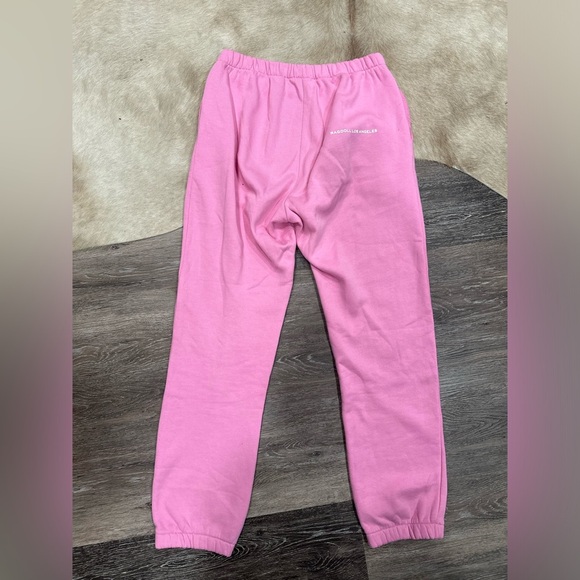 Ragdoll LA Oversized Joggers Medium Pink Sweatpants Casual Streetwear Women - Picture 6 of 7